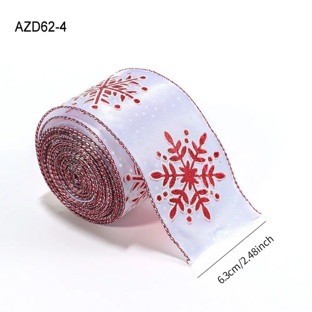 

2M New Satin Christmas Ribbon DIY Exquisite Christmas Webbing Woven Strap Christmas Tree Decoration