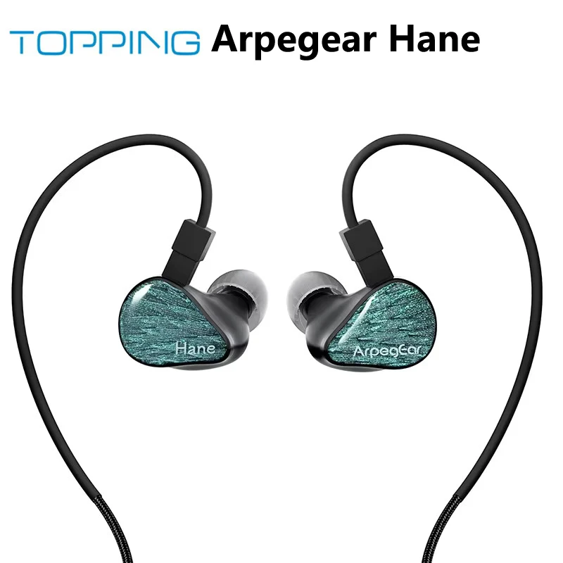 TOPPING Arpegear HANE 10mm Dynamic Driver In-Ear Headphone 0.78 2Pin Detachable Cable HIFI Wired Headset