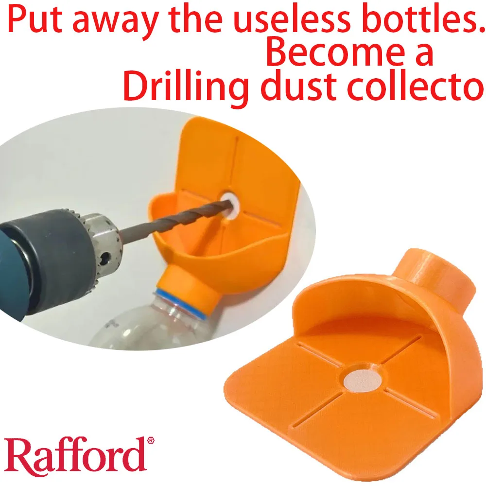 Rafford 1-piece electric drill drilling dust collector significantly reduces dust pollution to the home environment, bringing yo image 4