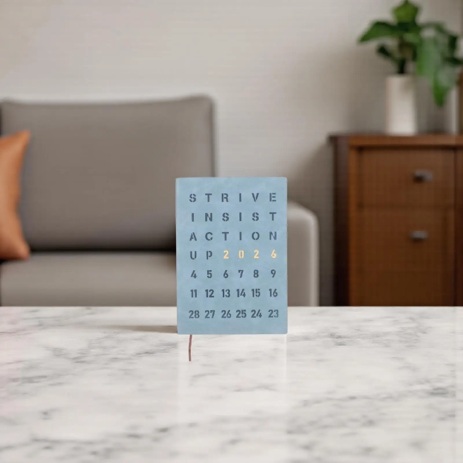 

Ежедневник в твердом переплете 2026, портативный, компактный, для школы, планирования встреч, с гладкой бумагой, без просвечивания чернил