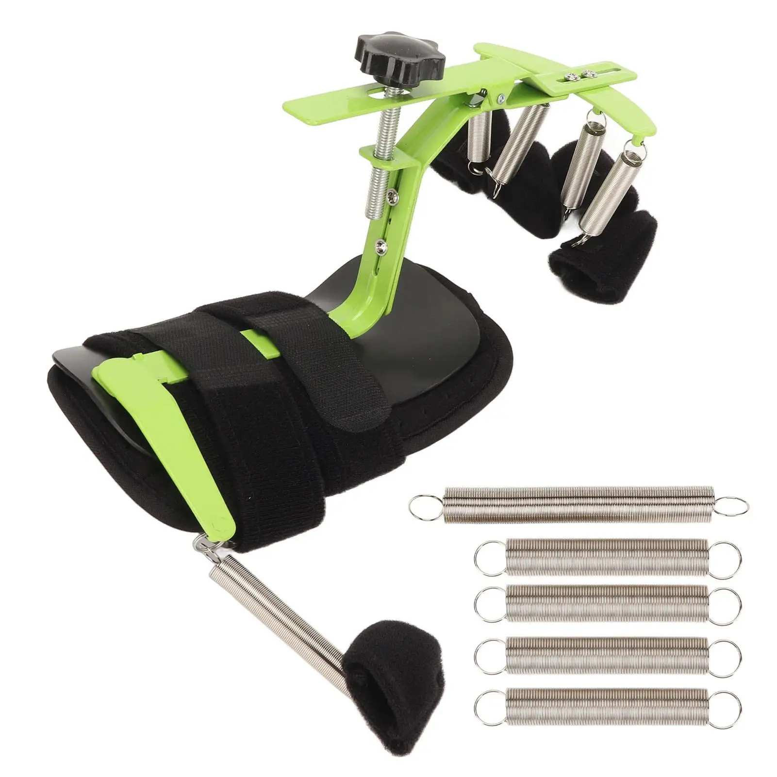 

Adjustable Finger Rehabilitation Training Device with 5 Springs Removable Fabric Cover for Hand Therapy and Recovery Support