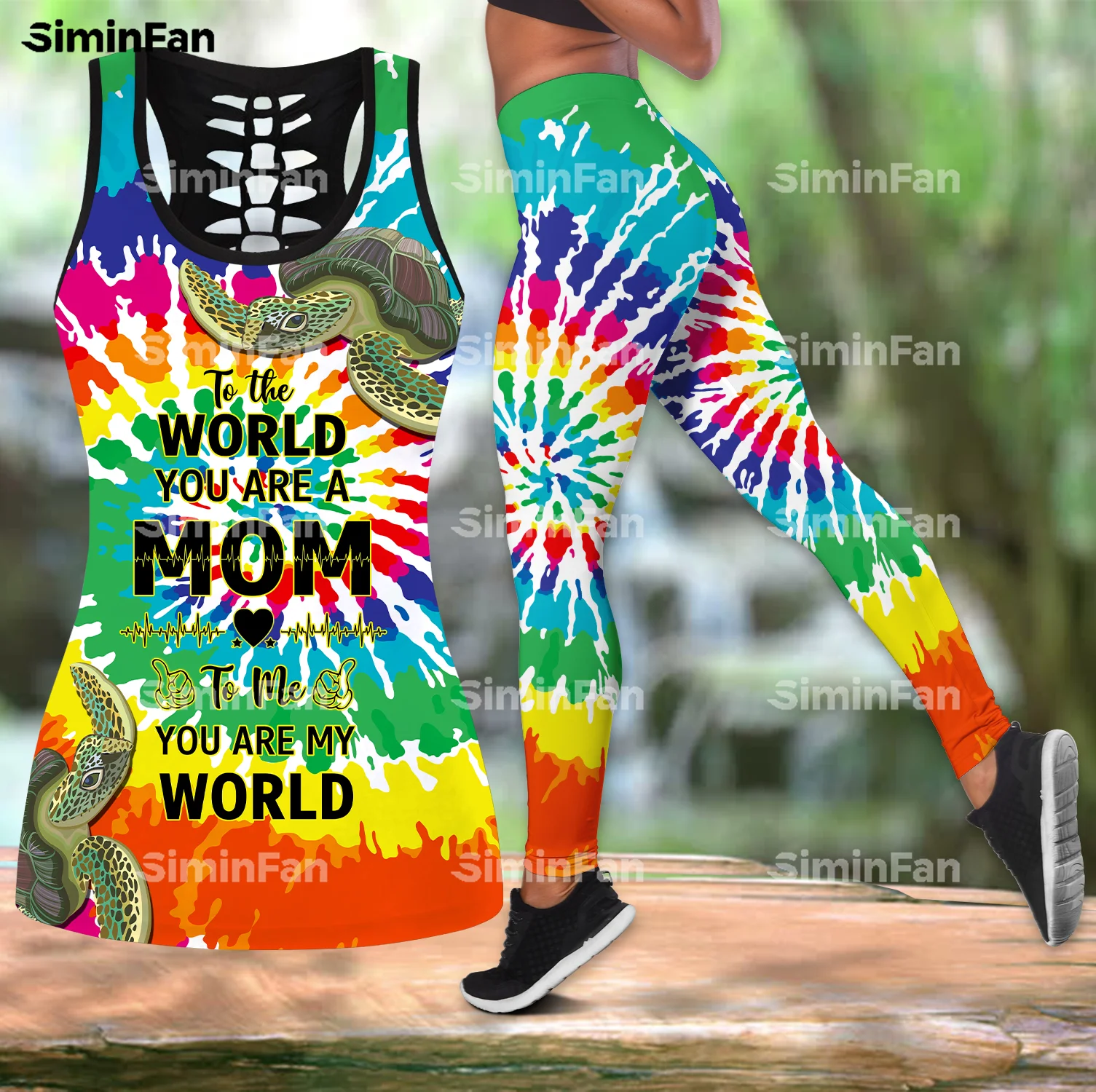 

Amazing Polynesian Turtle Mom 3D Print Tank Top Legging Women Vest Pant Suits Female Outfit Summer Two Piece Set Yoga Sportswear