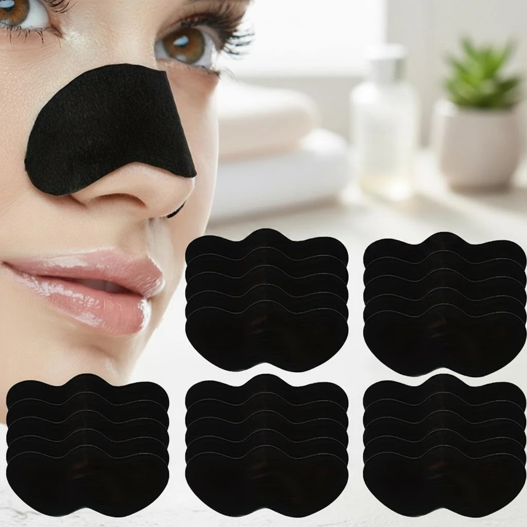 20Pcs Blackheads Remover Nose Patch Deep Cleansing For Pore Unclogging Nose Cleaning Gentle Blackhead Removal Deep Cleansing Non Electric Facial Care Skincare Tool jade roller acne remover roller face roller beauty tools beauty tools facial tools