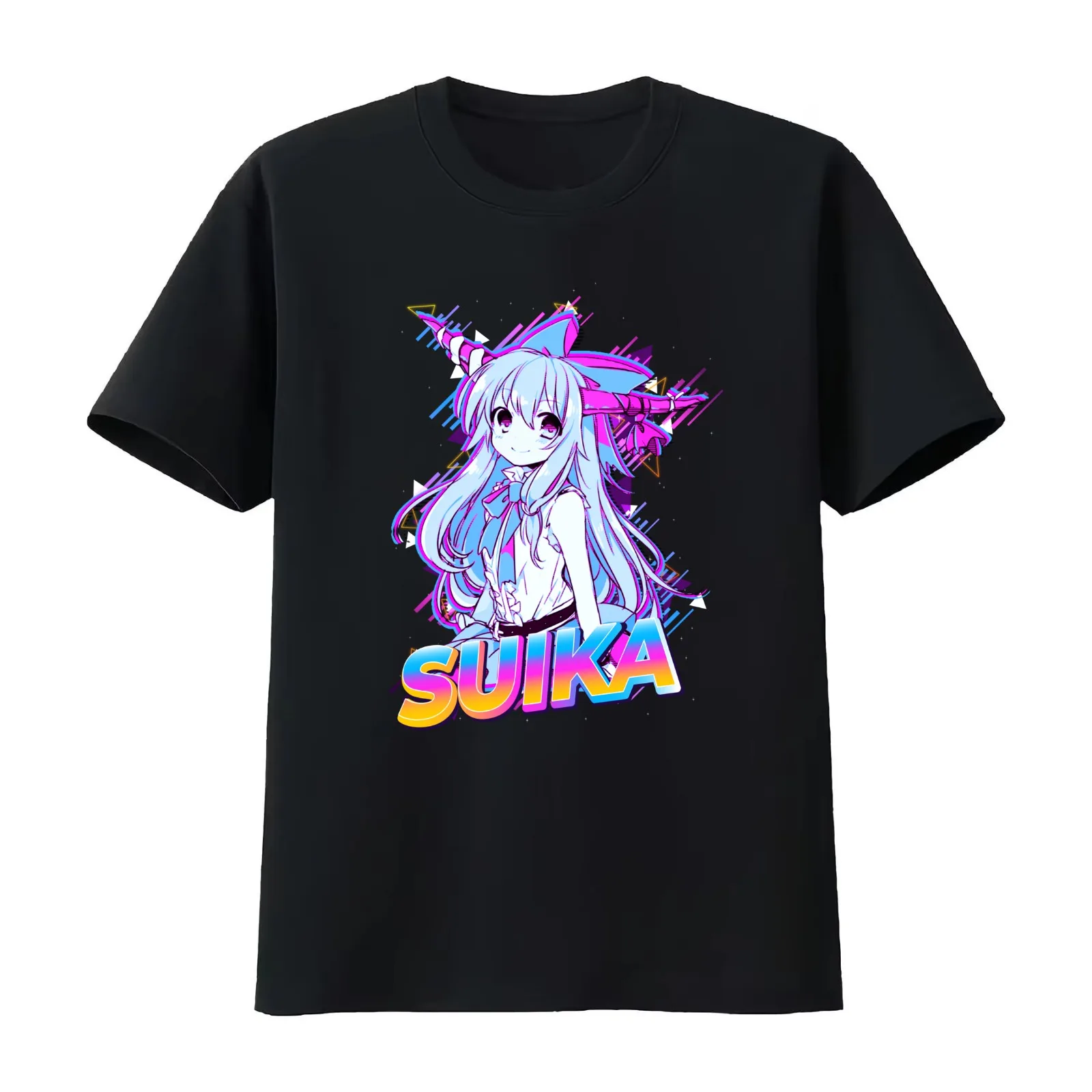 Suika | Touhou T-Shirt Summer Casual Cotton Tee Oversized Streetwear Tops Vintage Graphic Print Loose Fit Short Sleeve