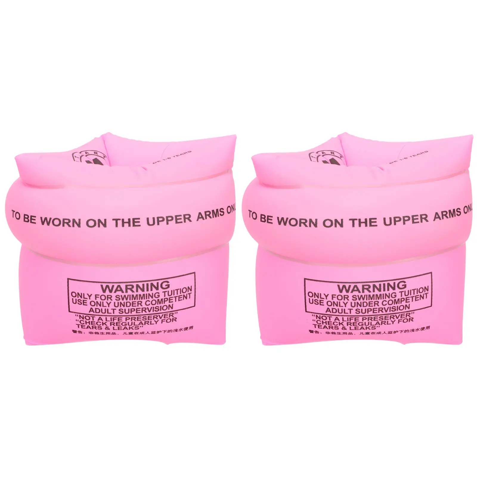 2 Pcs Swimming Arm Ring Adult Floats Inflatable Armbands Water Floaties Pool Party Accessories Strong Buoyancy Safe Comfortable