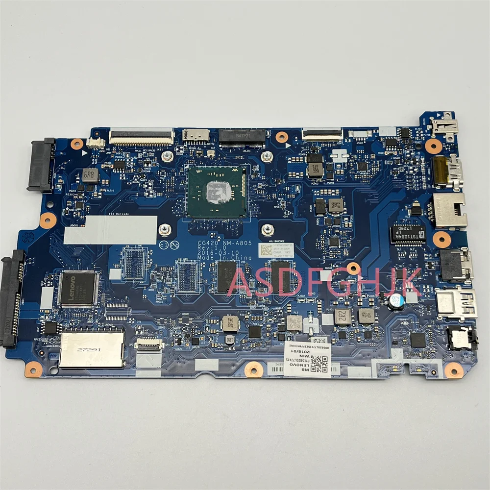 

Original FRU 5B20L77415 For Lenovo 110-14IBR Laptop Motherboard CG420 NM-A805 With N3060 CPU 100% Tested Perfectly