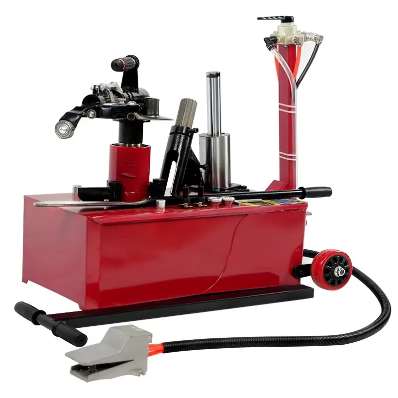 R22.5 Size Portable Truck Tire Changer Machine Pneumatic Manual Tyre Dismounting Operated Changer for Truck Tyres
