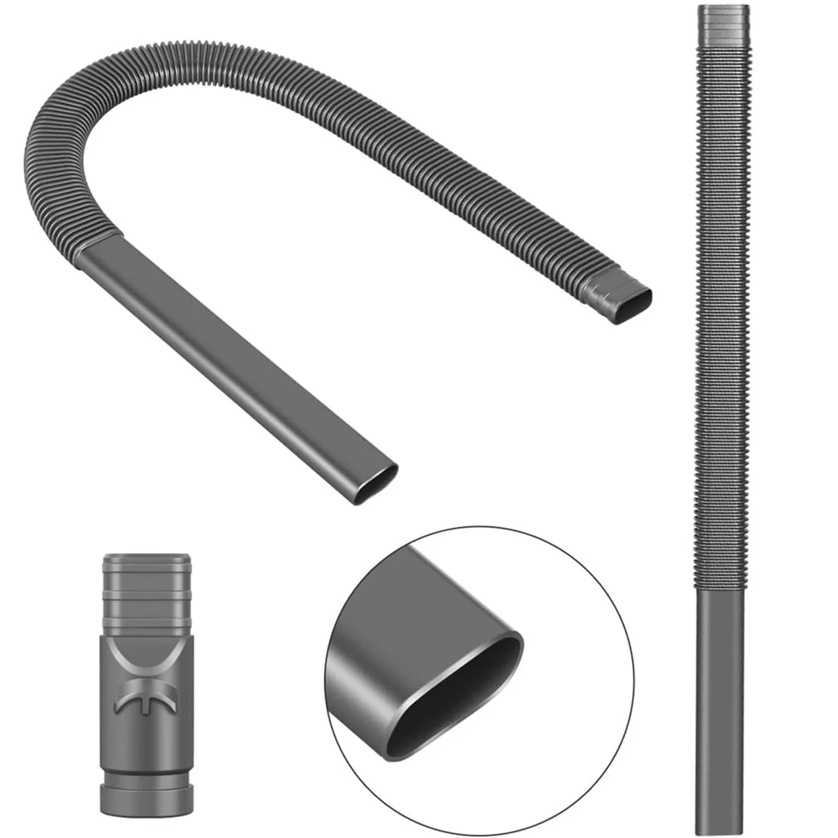 Dryer Vent Cleaner Kit Hose Attachment for Dyson V6 DC35 DC44 DC45 DC48 DC52 DC58 DC59 DC62 Cordless Vacuum Crevice Tool