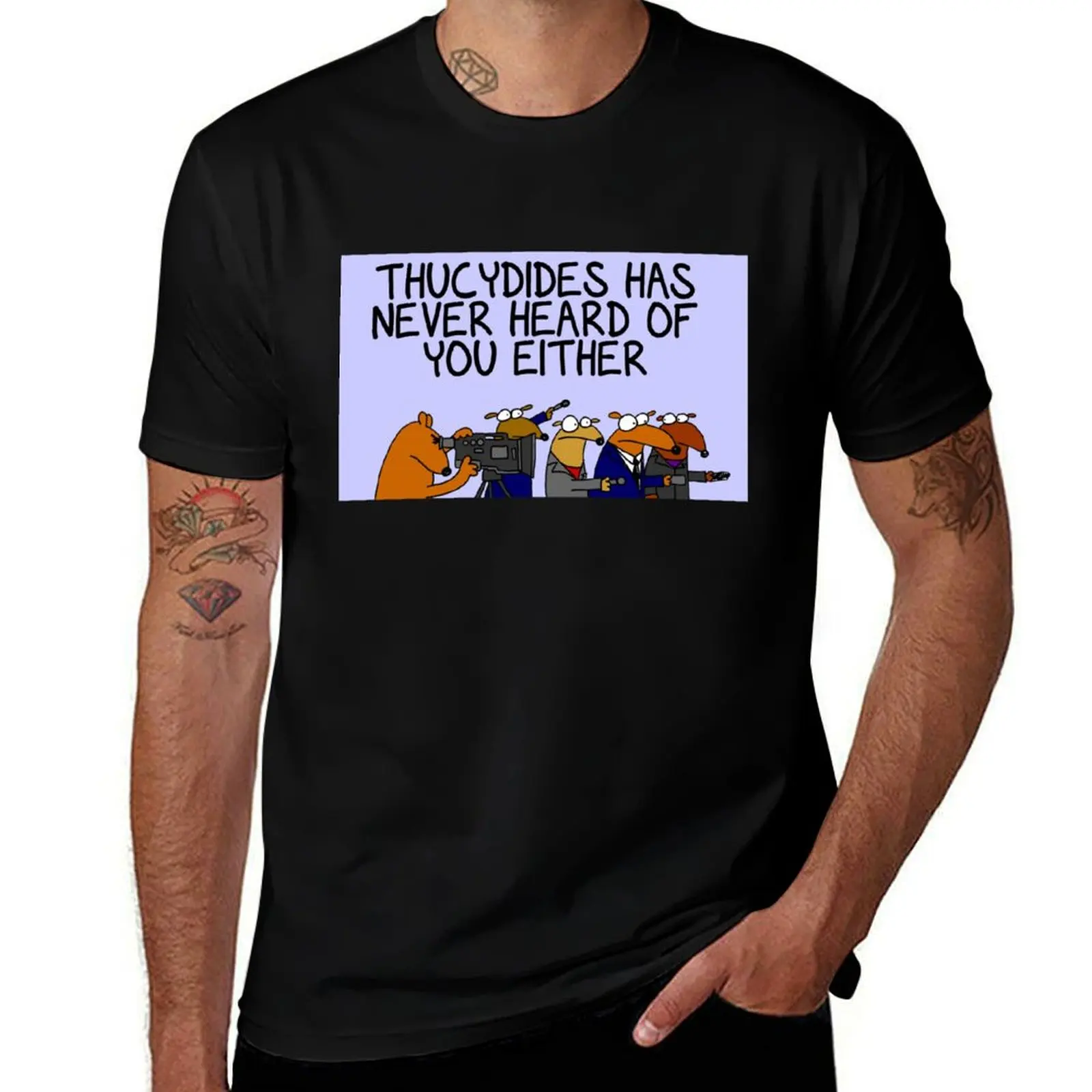 Thucydides has never heard of you either T-Shirt Soft Lightweight Cotton T-Shirt