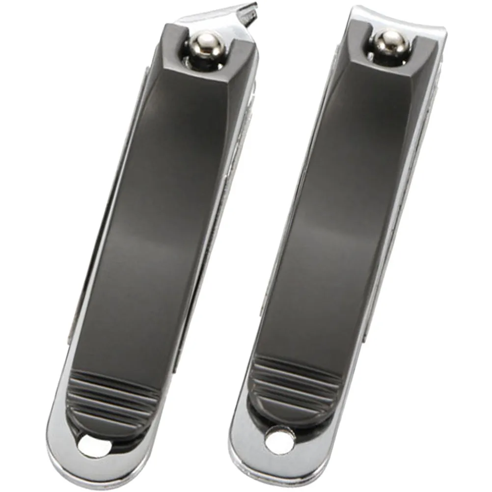 

2Pcs Nail Clippers Stainless Steel Sharp Portable Nail Trimmer for Fingernails Toenails Men Women Travel Manicure Pedicure Kit