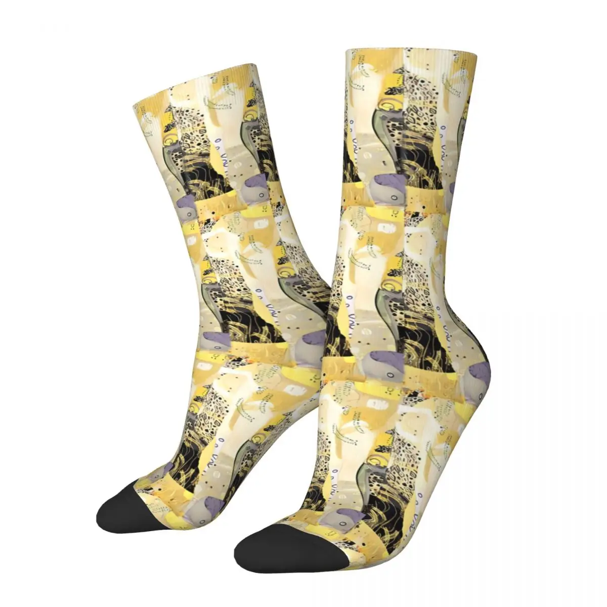 

Water Snakes I Crazy Men's Socks Gustav Klimt Patting Art Unisex Harajuku Seamless Printed Happy Novelty Crew Sock Boys Gift