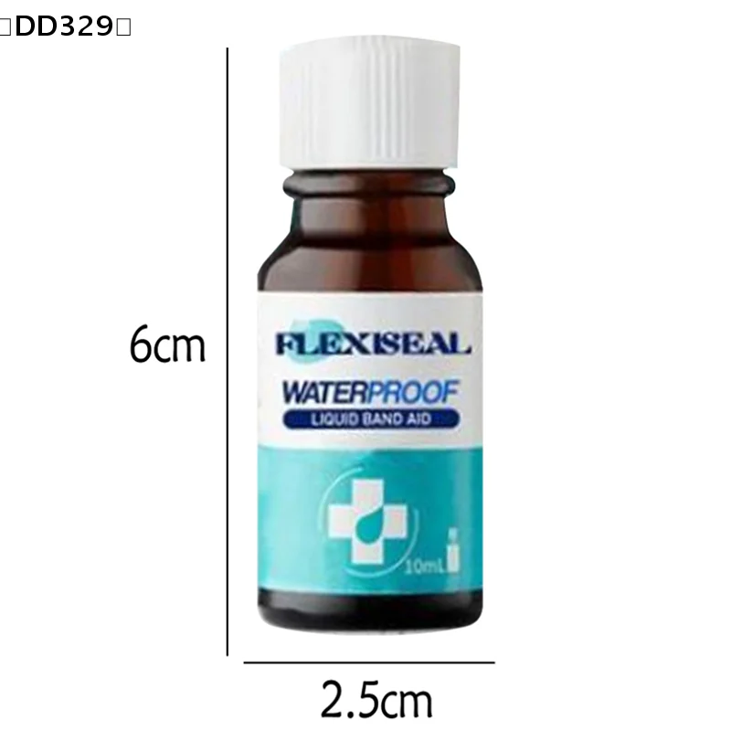 10ml Waterproof First Aid Liquid Bandage Body Skin Glue Gel Wound Dressing Transparent Adhesive Hemostasis Patch Gel〔DD329〕 view 6