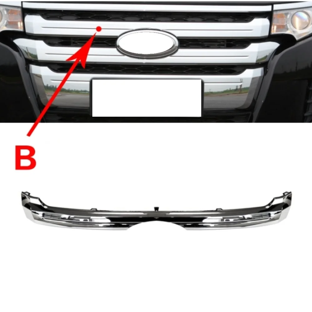 Front bumper grille decorative strip For Ford Edge 2011-2014