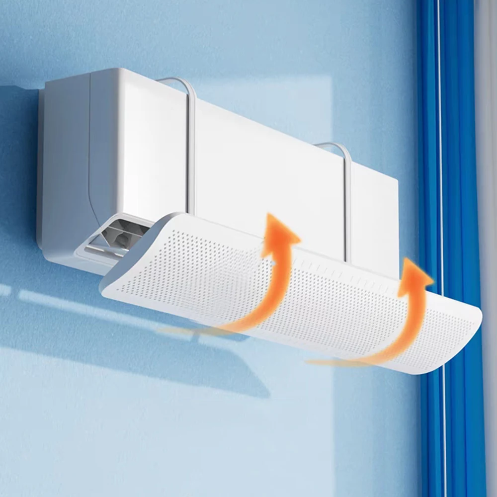 Avoid Punch Air Conditioner Straight Blow Outlet Wind Shields Wall-mounted Air Conditioning Wind Deflector For Home Office Hot