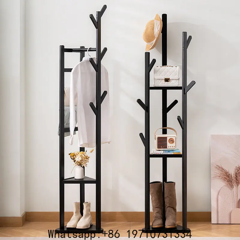 

Floor-to-ceiling Hanger Bedroom Bag Hanger Bedroom Coat Rack Household Simple