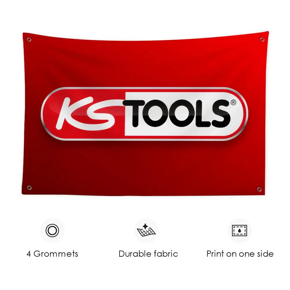 

K-KSS Tool modification Flags 3x5 Ft custom Banner for Garage Door room decor Wall Out Decoration With Metal buckle