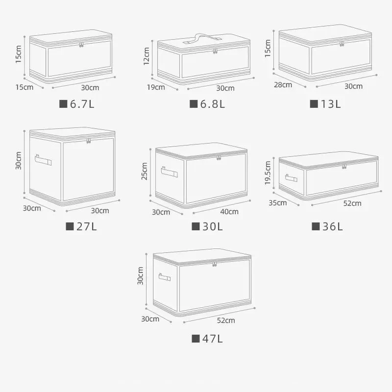 Multi-purpose Transparent Home Dormitory Storage Box Wardrobe Clothes Socks Underwear Sorting Box Portable Foldable Storage Box