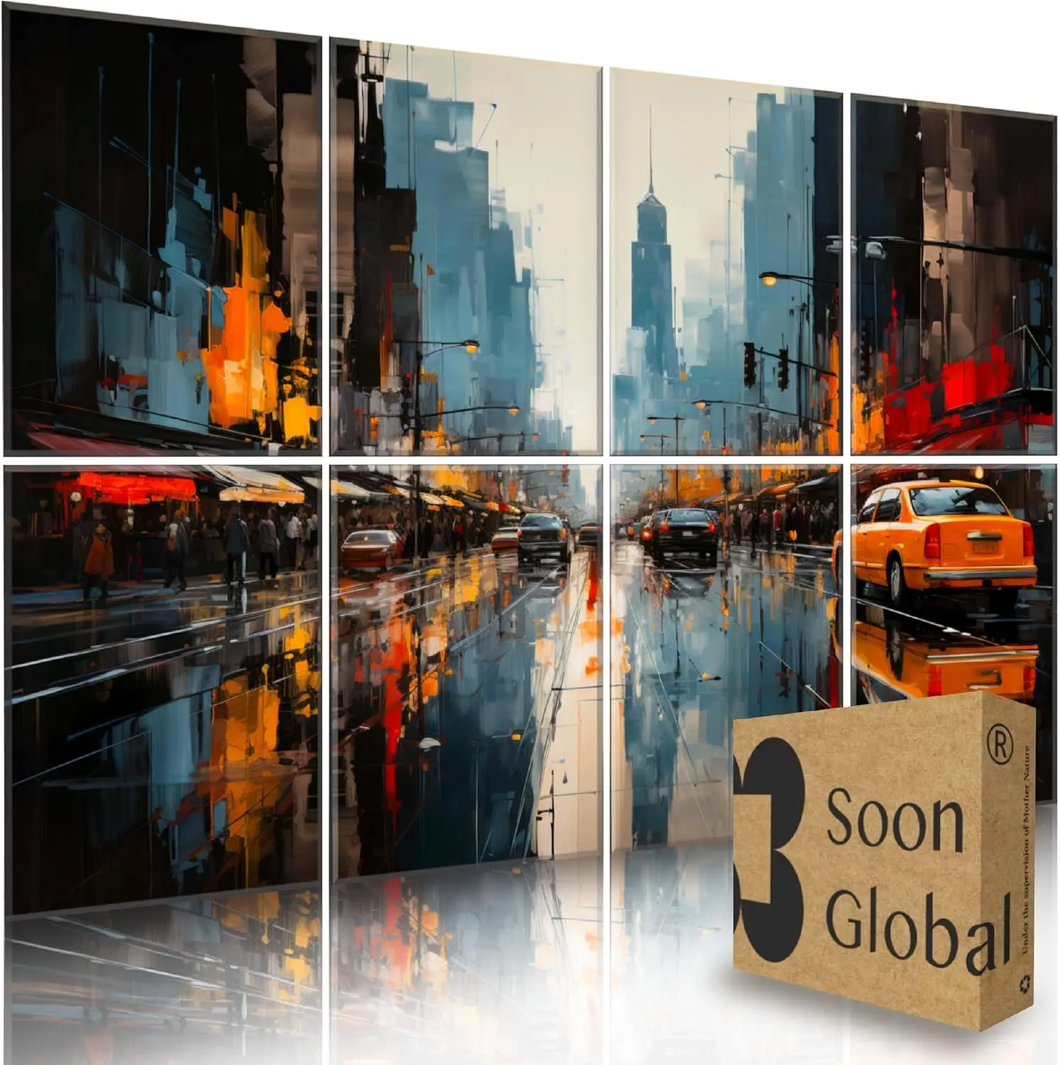 

8-Pack Acoustic Panels, Soundproof Wall Panels, 48x32 Inches Sound Absorbing Panels for Recording Studio and Home Decoration