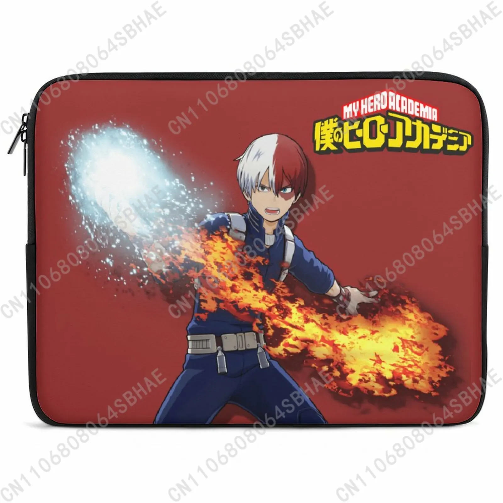 

My Hero Academia Shoto Todoroki No Handle Laptop Case Suitable Multiinch Inch Personalized Pattern Neoprene Bag School Students