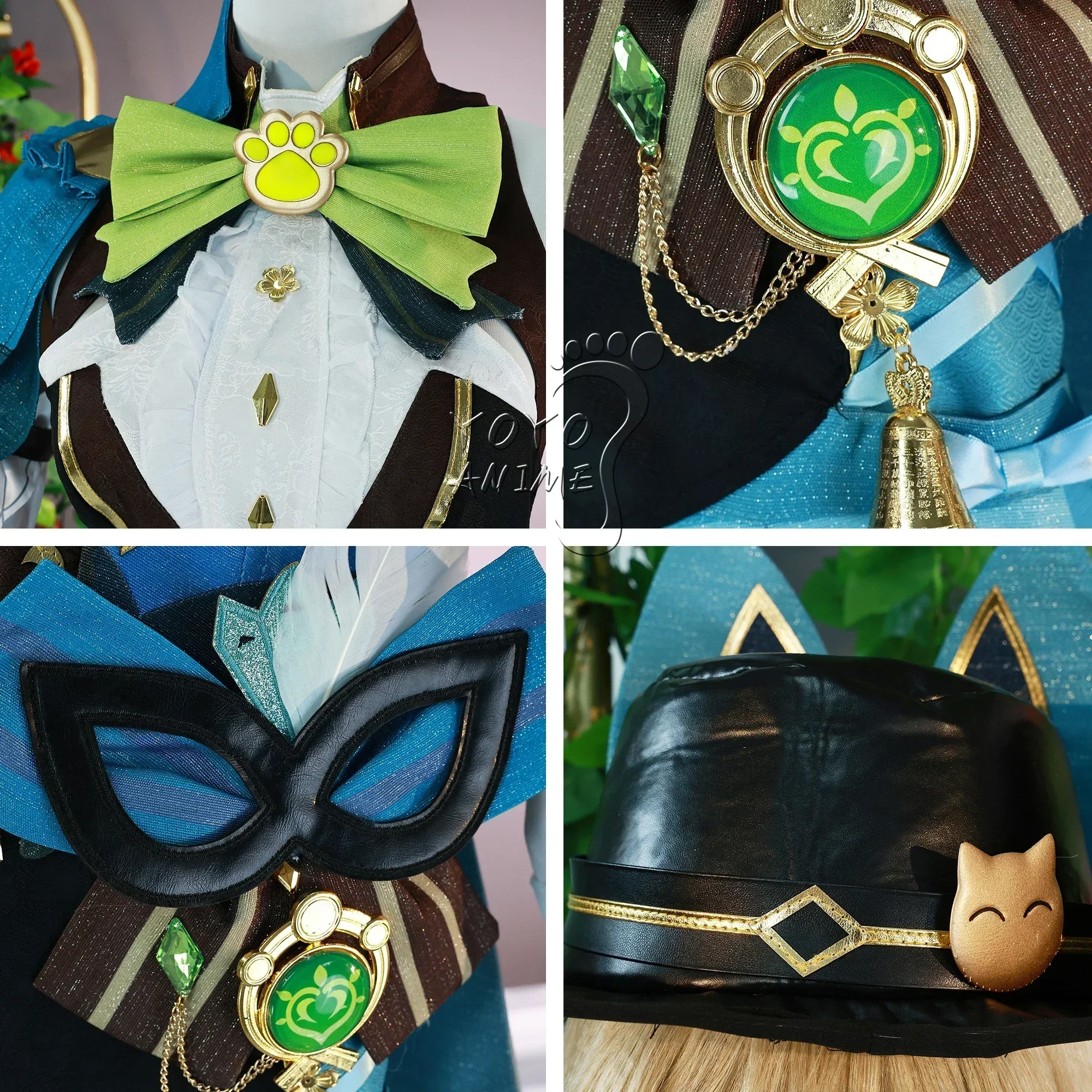 2025 جودة عالية كيرارا تأثيري لعبة Genshinimpact فانتوم في الأحذية كيرارا تأثيري فستان شعر مستعار أنيمي هالوين الدعاوى الحفلات الأحذية #5