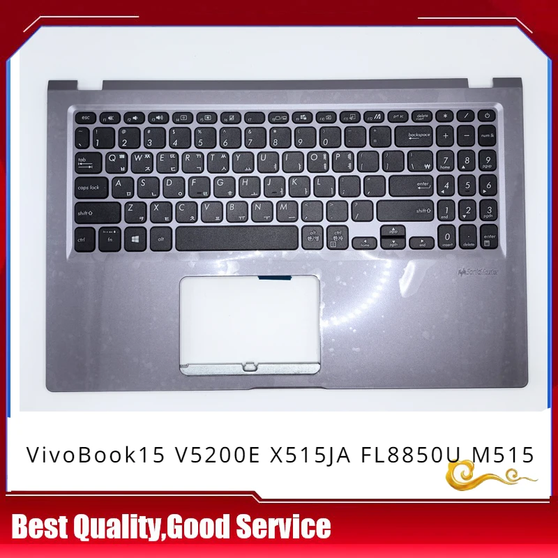 

New/org For ASUS VivoBook15 V5200E X515 X515JA FL8850U M515 Palmrest KR Korean keyboard upper cover C shell,Gray