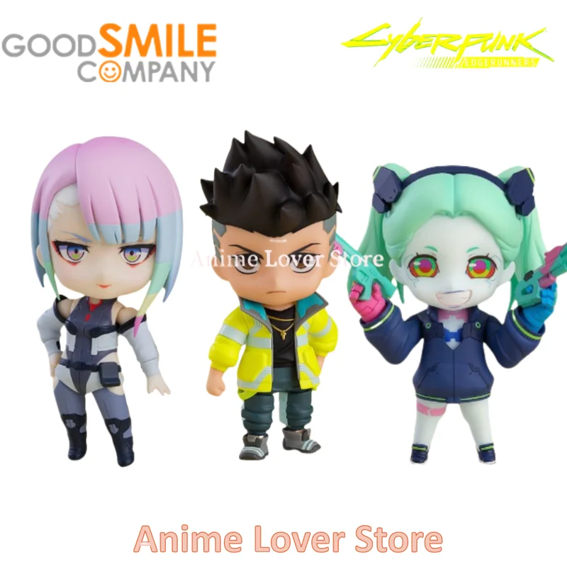 In Stock 100%Original Good Smile Nendoroid Cyberpunk Edgerunners Lucy David Rebecca Anime Action Figure Toys For Kids Gift