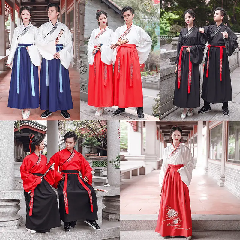 Ancient Costume Martial Arts Style Hanfu Female Han Element Chinese Style Cosplay Costume China Improved Uniform Handover Hanfu