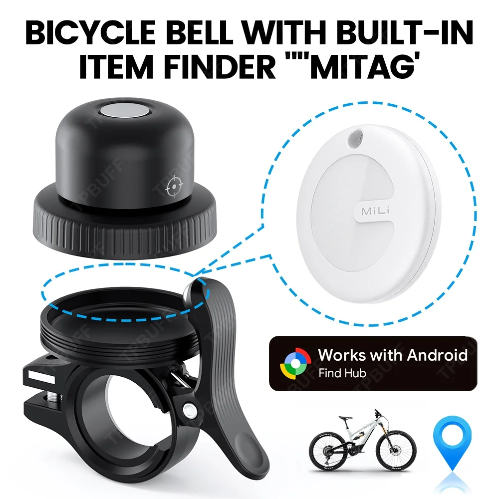AliExpress Peocke Location Tracker Google Android Iphone Bicycle Bell Clear Loud Sound Steel Copper MTB Mountain Bike Handlebar Ring Horn Safety