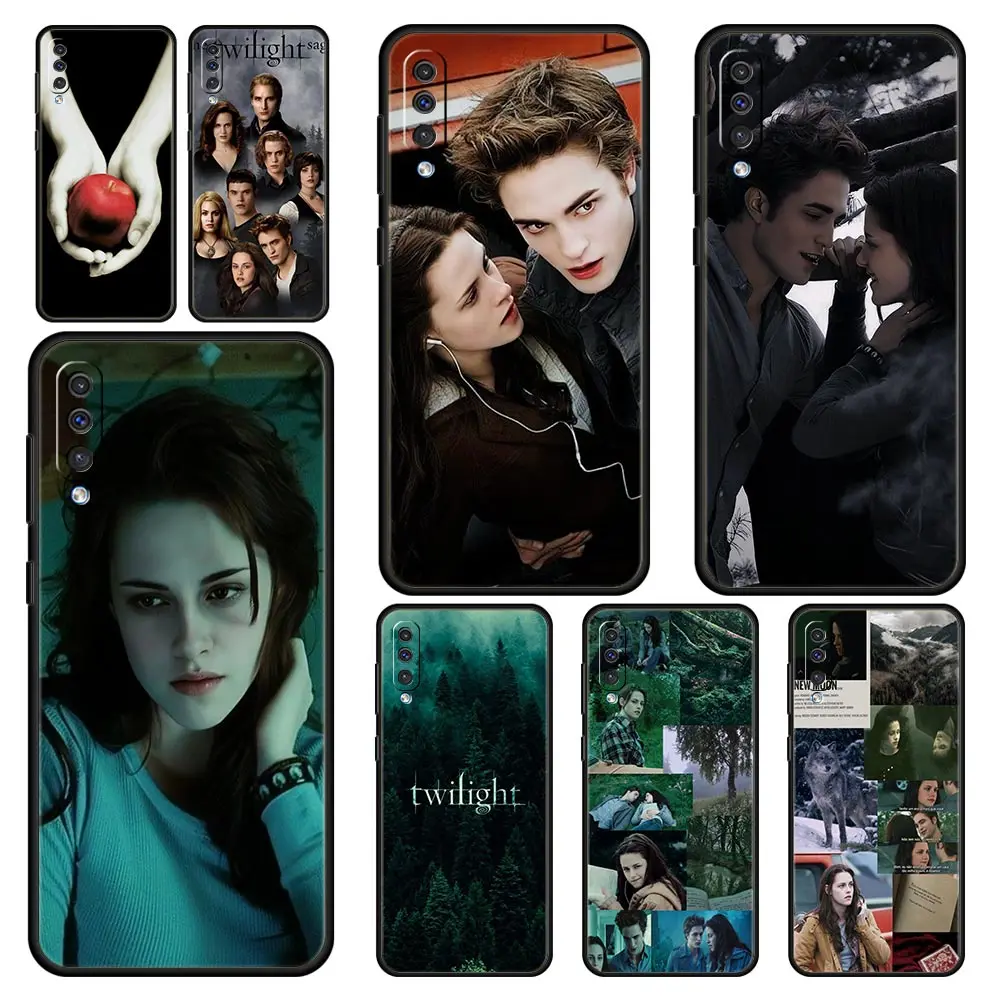 Phone Case For Samsung A24 A12 A14 A32 A50 A70 A20E A20S A10S A22 A30 A40 A34 A54 A42 A52 5G A02S A04s Soft Cover Twilight Saga