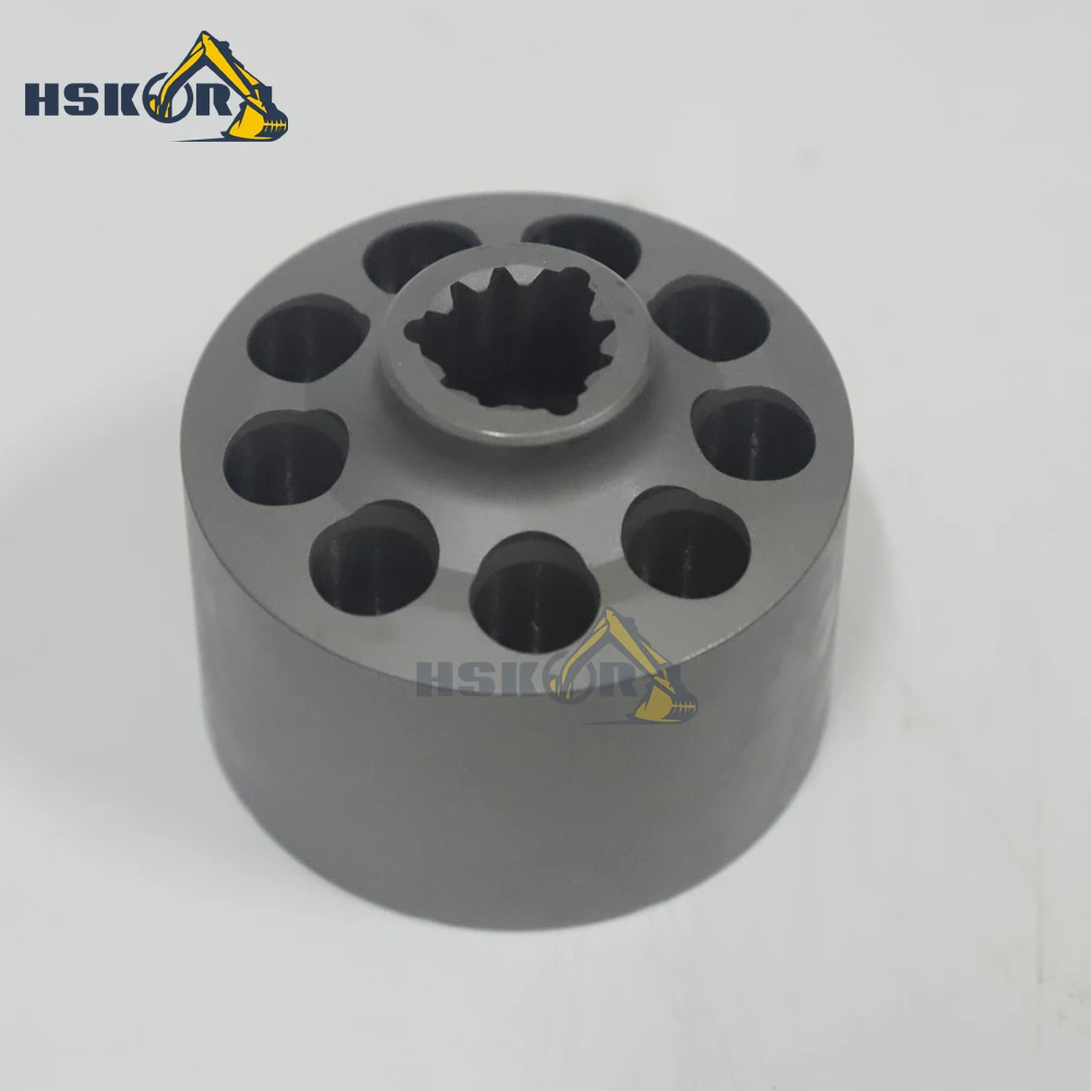 

A10VE18 A10VSO18 191-5611 Fan Pump Cylinder Block For Caterpiller E330C CAT330C Excavator Parts