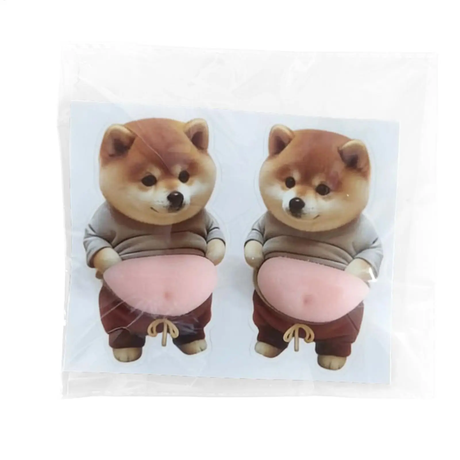 Pegatinas 3D de cachorros adorables, pegatinas decorativas autoadhesivas de Shiba Inu para diario, teléfono, agendas, manualidades y decoración.