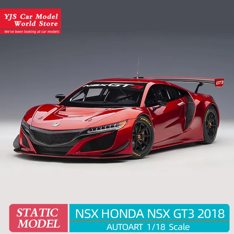 AUTOART 1/18 NSX HONDA NSX GT3 2018 Car model Sports car Send to a friend Holiday gift Spring Festival gifts