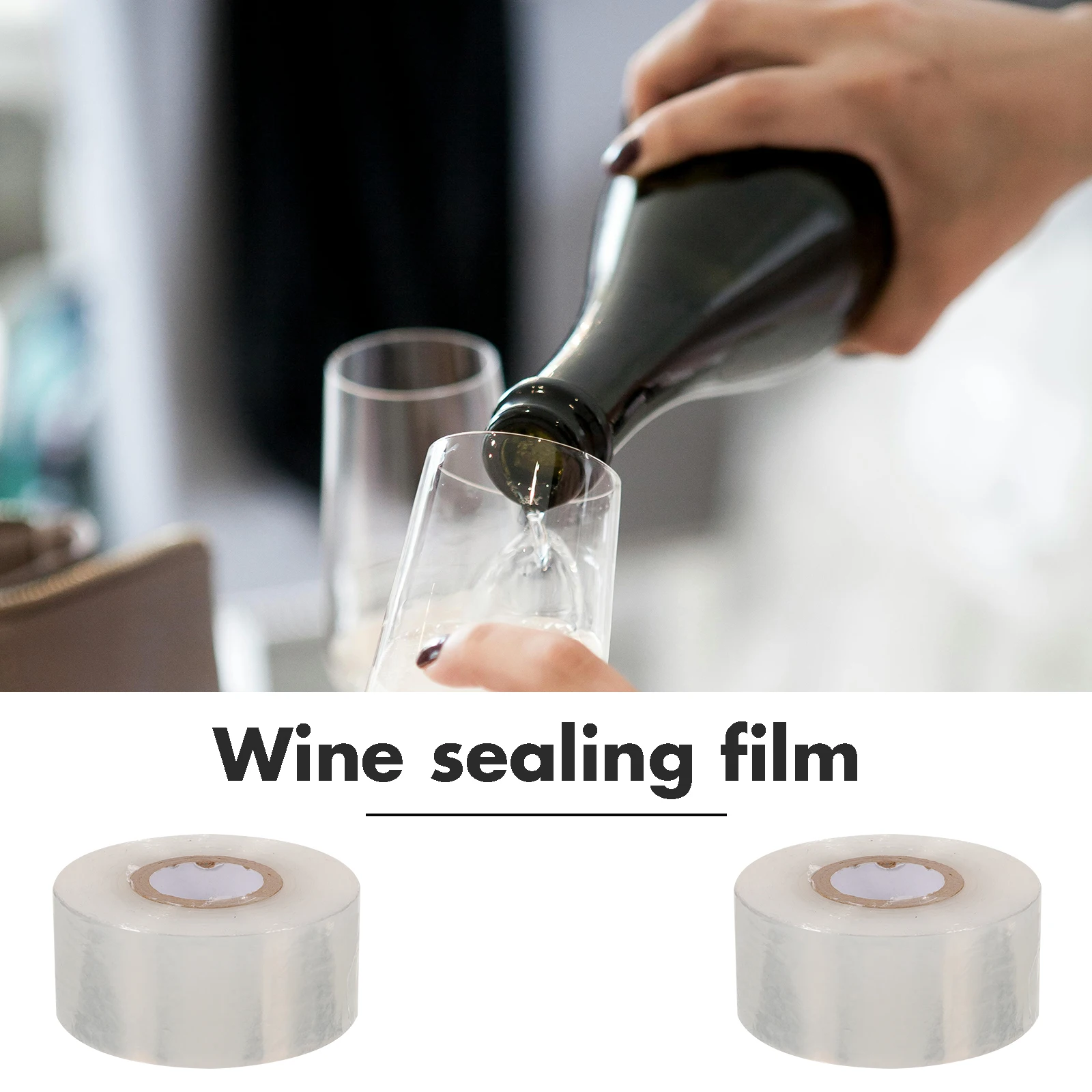 

Portable 3cm Wide Sealing Films Food Grade Bottle Mouth Wrap Multi Use Sealer Accessories For Home Bars Parties Grape