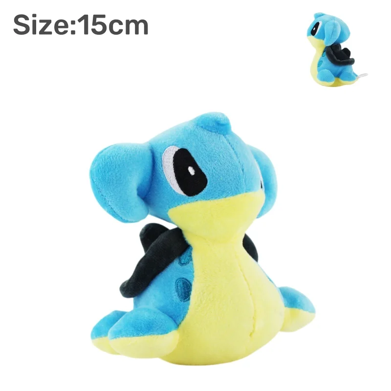 Pokemon Plush Dragonite Lucario Dragonair Eevee Psyduck Magikarp Snor Groudon Lapras Furret Stuffed Toys Kids Birthday Gifts