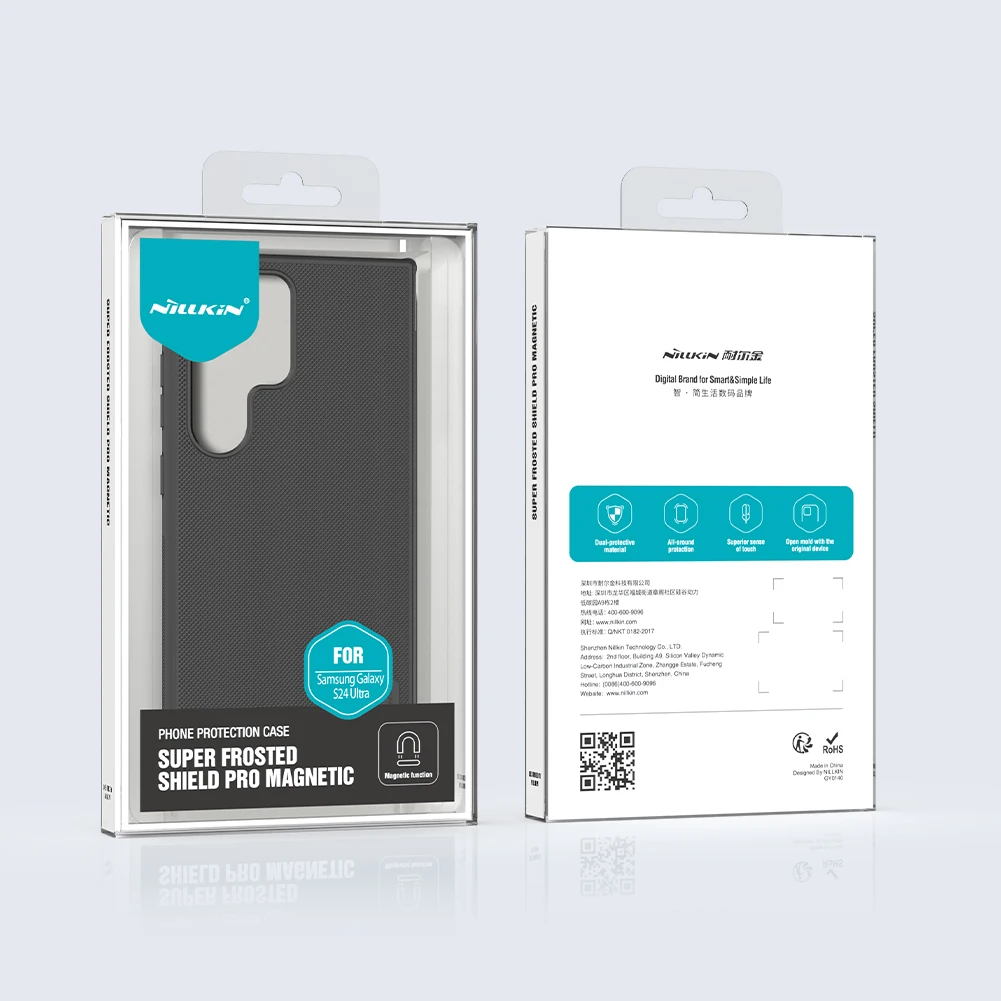 Für Samsung Galaxy S24 Ultra / S24 Plus / S24 Hülle Nillkin Super Frosted Shield Magnetische Abdeckung für Samsung S24 Ultra 5G Hülle – Detail 12