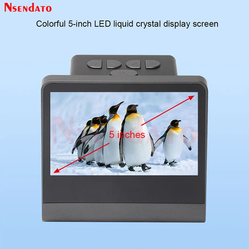 Imagem -05 - Negativo hd Film Slider Scanner Profissional 35 mm Super Conversor de Slides Photo Digital Image Viewer Tela Lcd