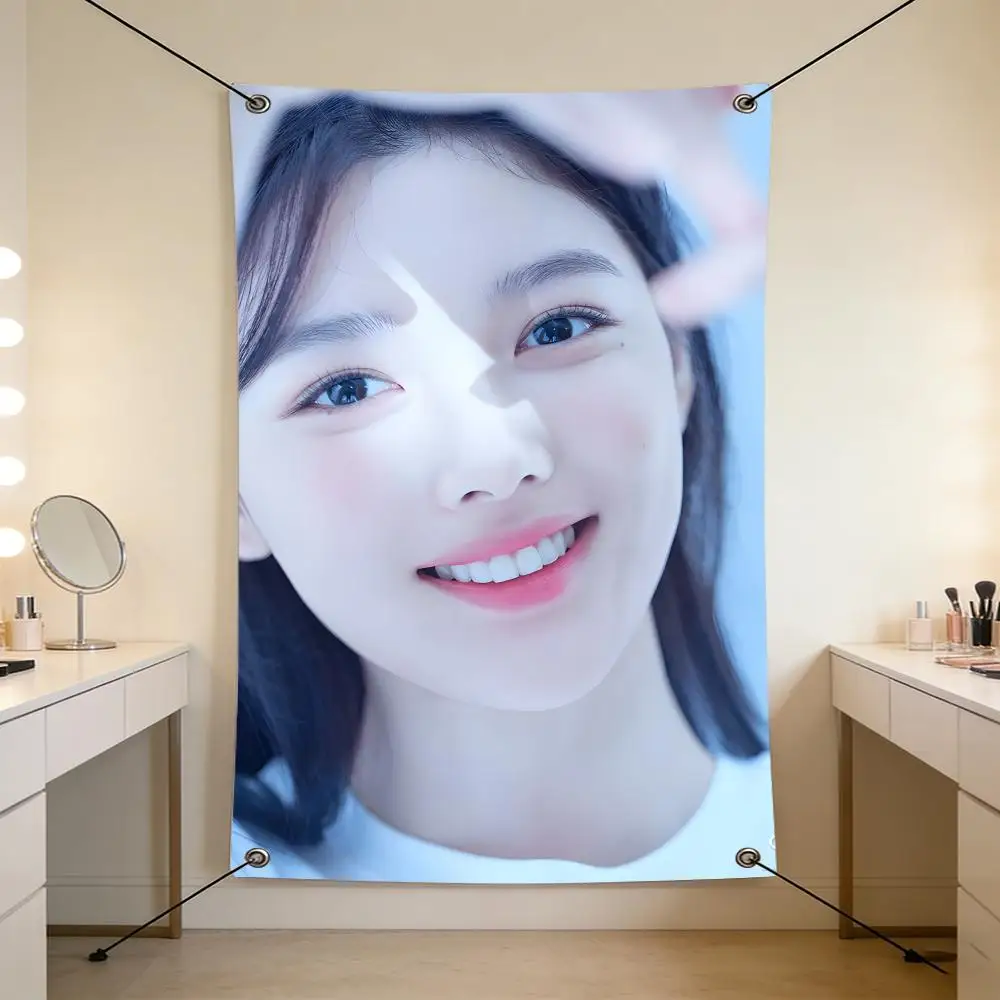 Celebrity K-Kim Y-Yoo J-Jung Flags Garden Flag, 4 Grommets, Waterproof, Wrinkle Resistant, Durable, Easy Install, Yard Decor
