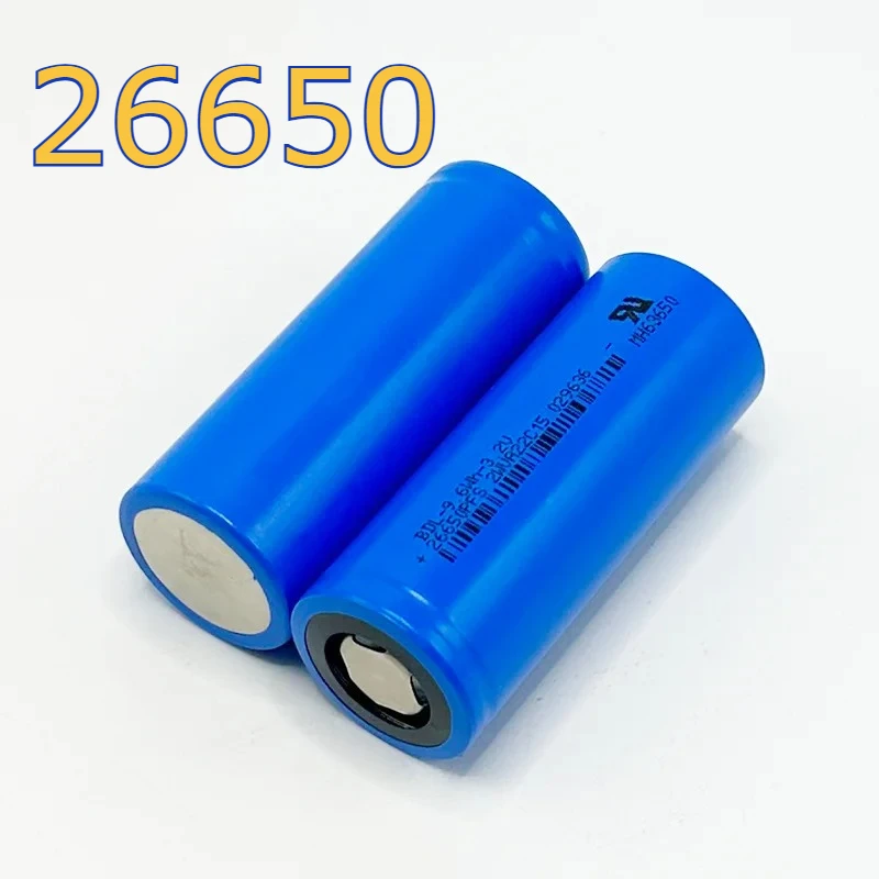 26650 3000mAh 3.7V Battery Lithium Rechargeable Batteries for Strong Light Flashlight Mining Lamp Wireless Microphone Power Tool