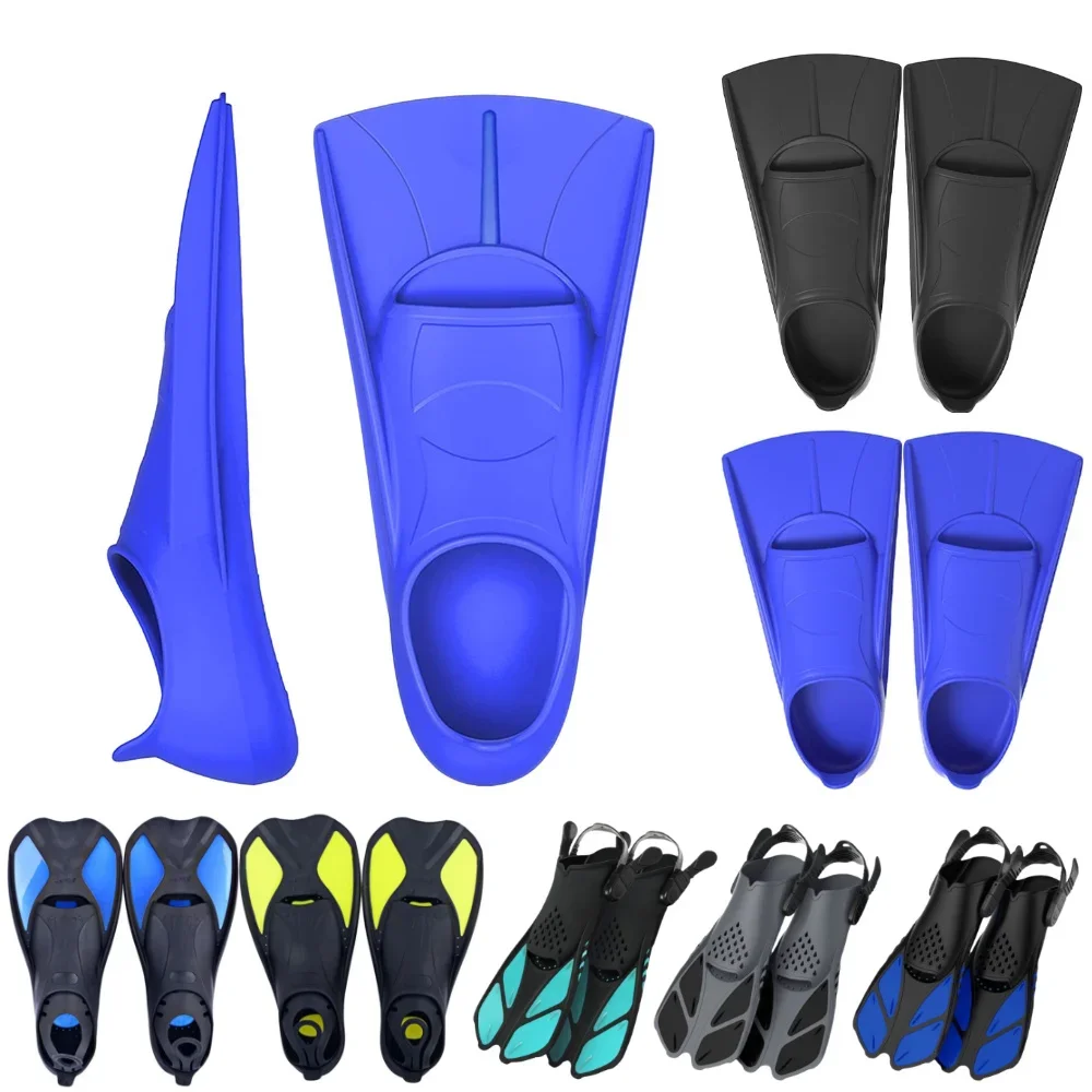 

Ласты для снорклинга силиконовые, удобные, нескользящие, профессиональные, короткие, для мужчин и женщин