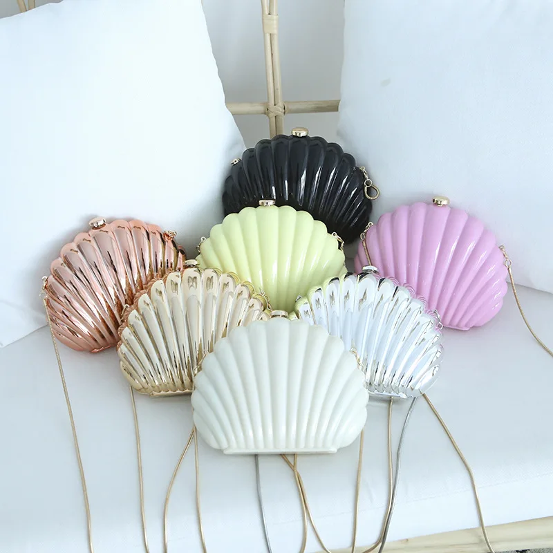 

Acrylic Women Bag Fashion Shoulder Bag Candy Colored Shell Bag Fashionable Women's Handbag Party Girls' Bag