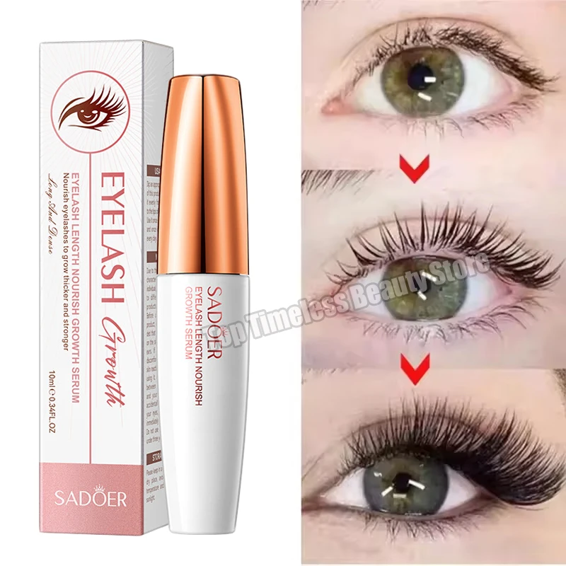 Schnelles Wimpernwachstumsserum, natürlicher Wimpernverstärker, längere, dickere Augenbrauen, Lifting-Essenz, vollere Wimpern, Augenpflege, koreanische Kosmetik