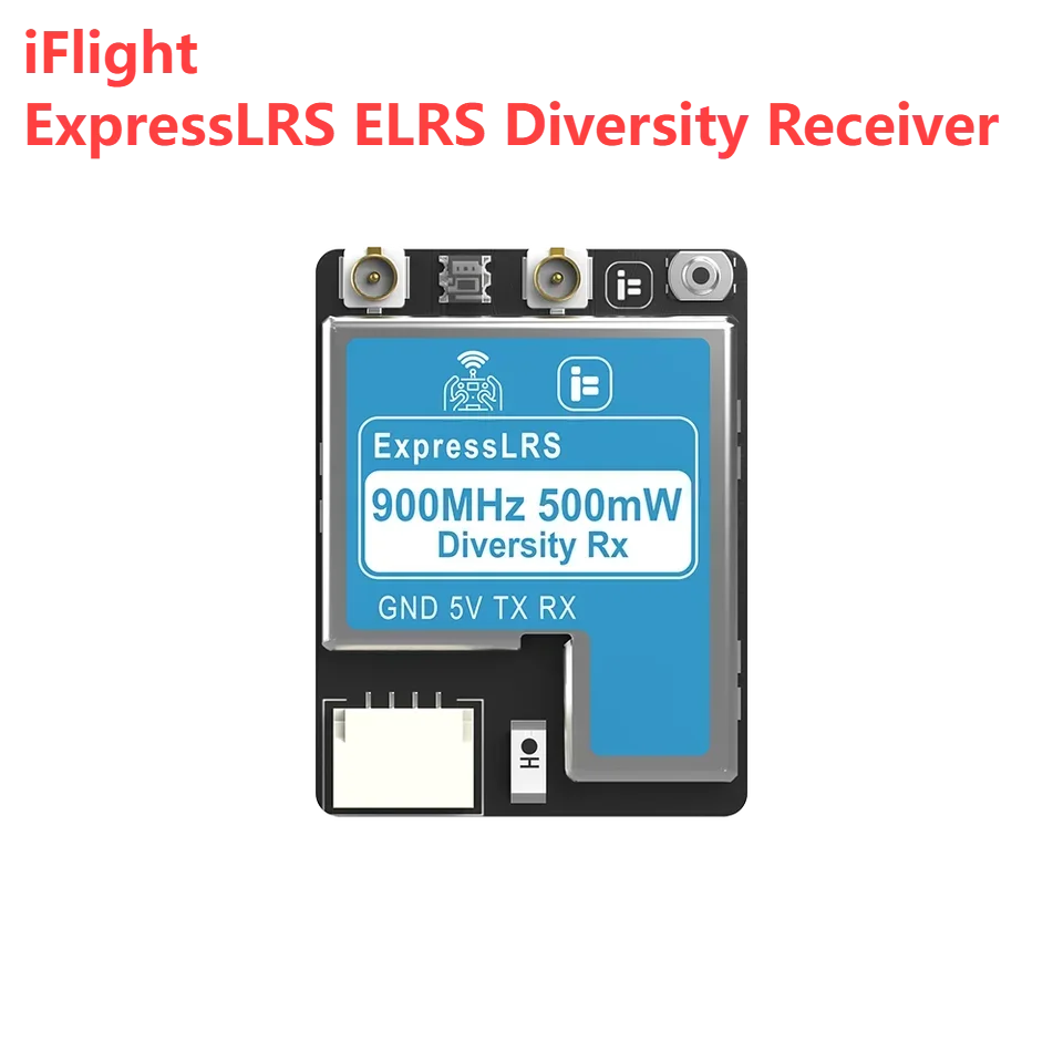 TopsiFlight ExpressLRS ELRS Diversity Receiver ELRS 900MHz 500mW True Diversity RX / ELRS 2.4GHz 250mW True Diversity RX For FP