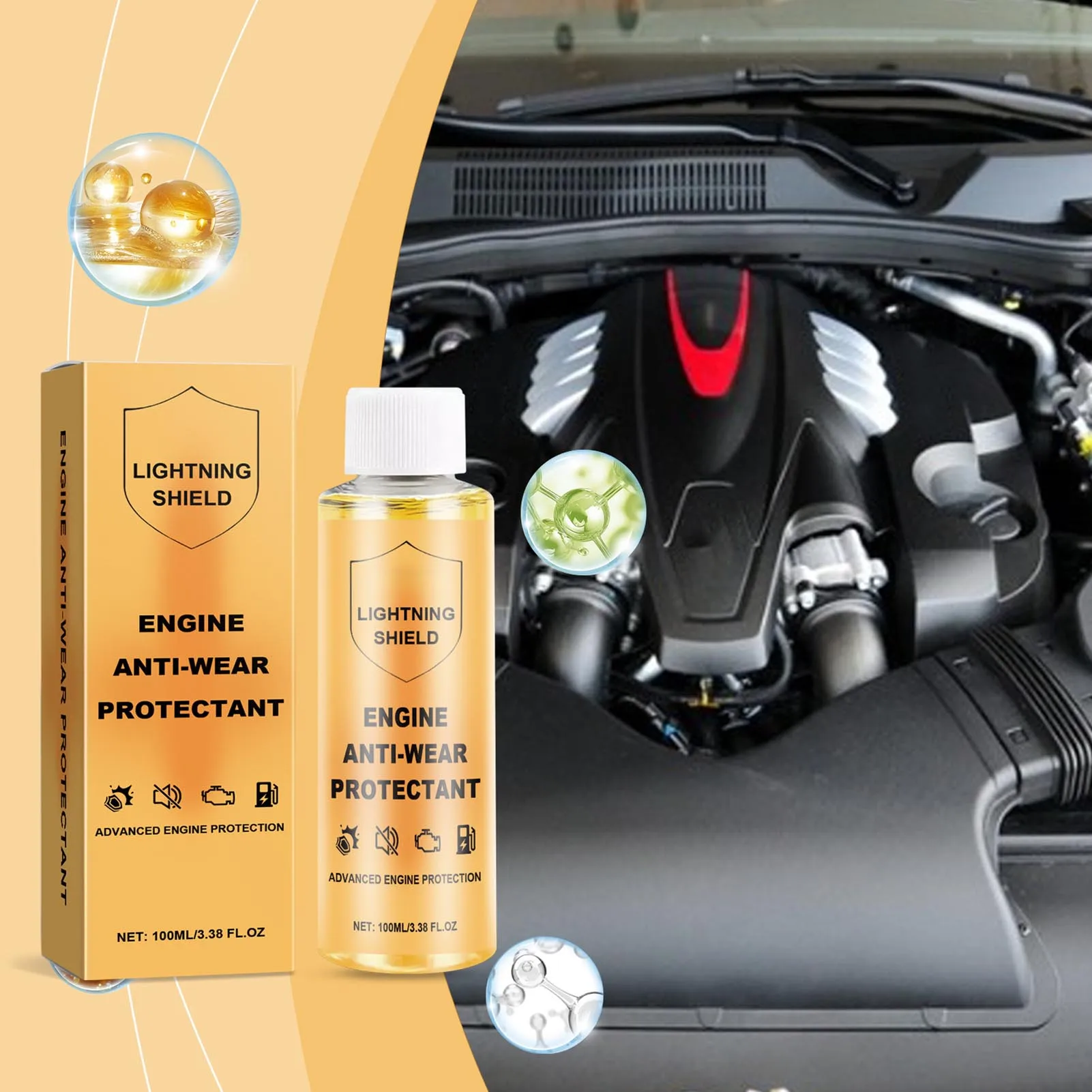 Engine Anti-Wear  Agent Highly Effective Engine Anti-Friction Treatment Suitable for Less Friction & Lower Fuel