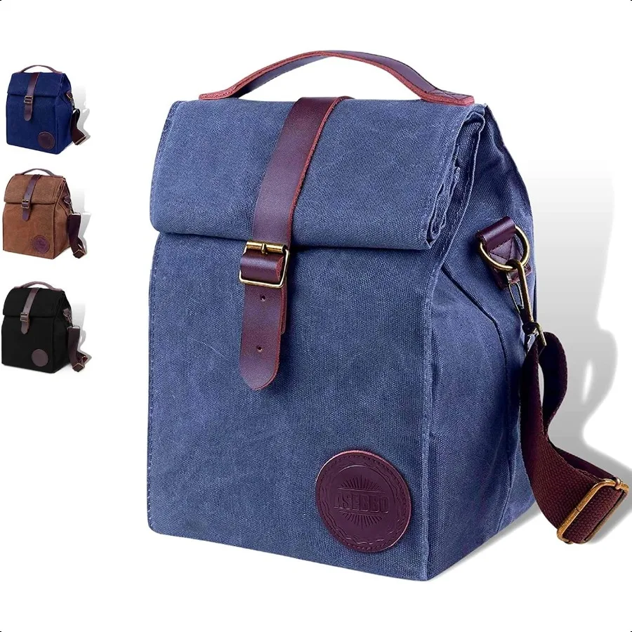 

Insulated Lunch Bag for Women Men Grey
