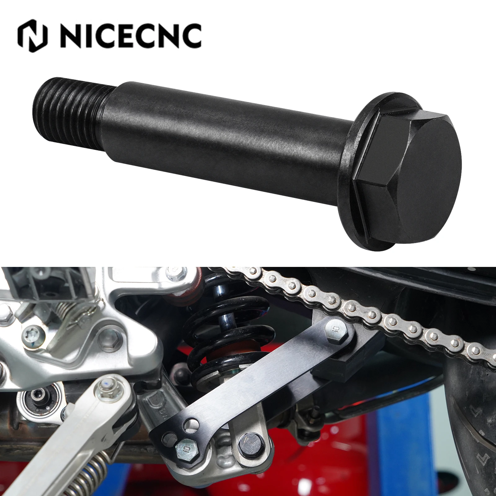 

For 2019-2024 Yamaha Tenere 700 XTZ 700 M10xP1.25 Rear Lower Shock Suspension Bolt Rally Edition 2020 2021 2022 2023 2024