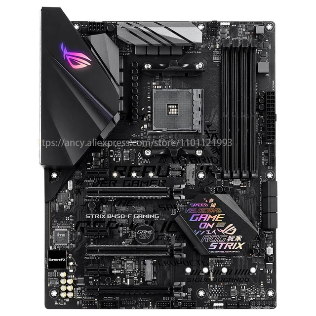 ASUS ROG STRIX B450 F GAMING Motherboard Socket AM4 DDR4 For AMD B450M B450 Original Desktop Mainboard AliExpress 7