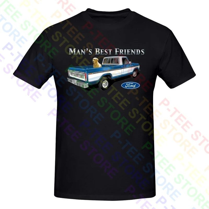 Mans Best Friends, Fido Ford , Dog Truck Lovers Shirt T-shirt Tee Gift Trendy Classic Hot Deals