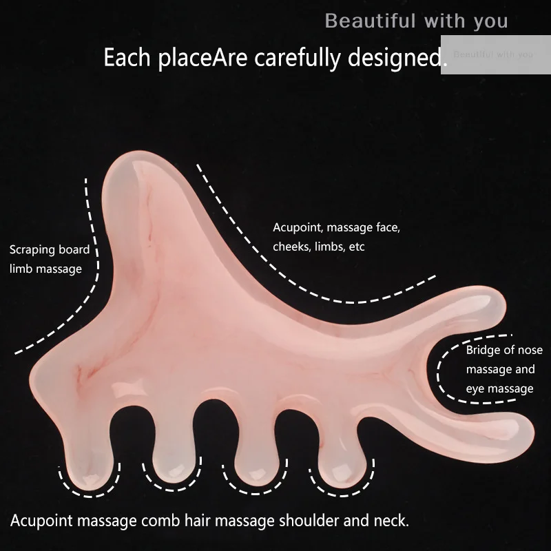 

Массажная расческа из сандалового дерева: разблокировка глаз, кожи головы и меридиана, соскабливание шеи