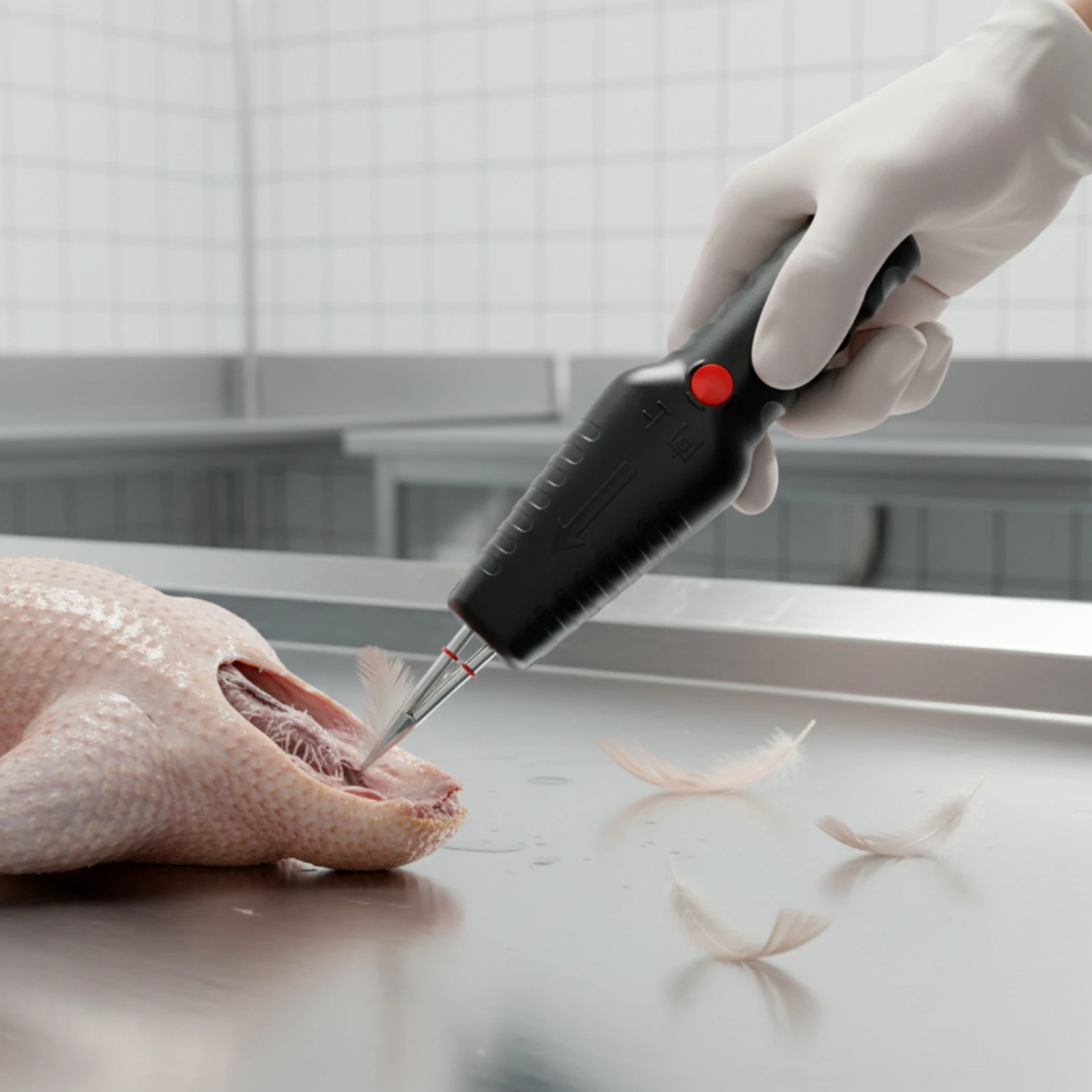 

Electric Fowl Plucker Easy to Use Automatic Chicken Plucker Tool Handheld Feather Remover High-Performance Engine for Farm