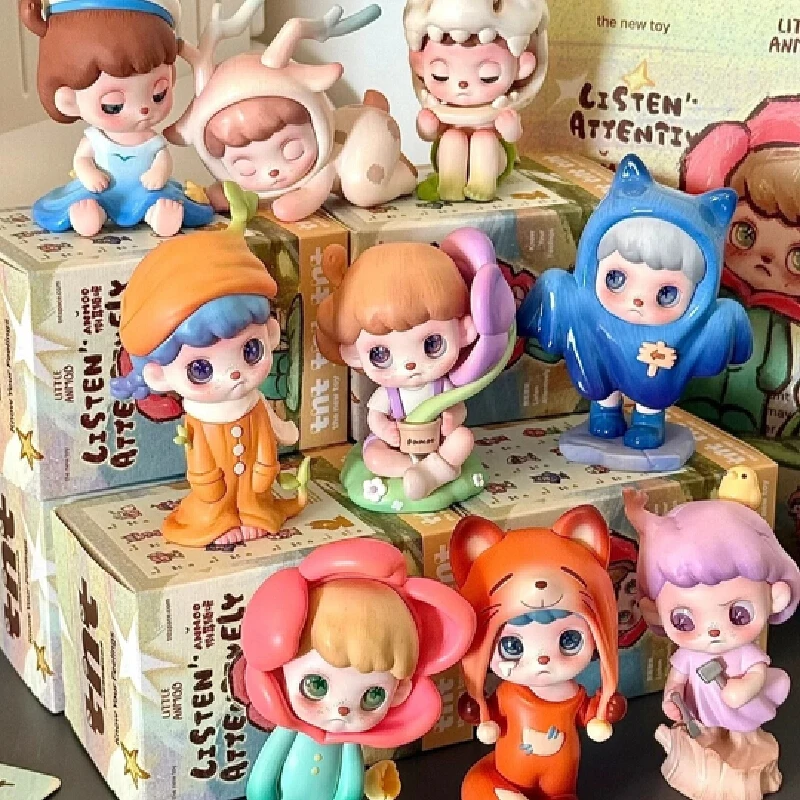 

В наличии Tntspace Аутентичный Anmoo для прослушивания, привлекательная глухая коробка, милый изысканный орнамент, фигурка, модные подарки на день рождения и праздник